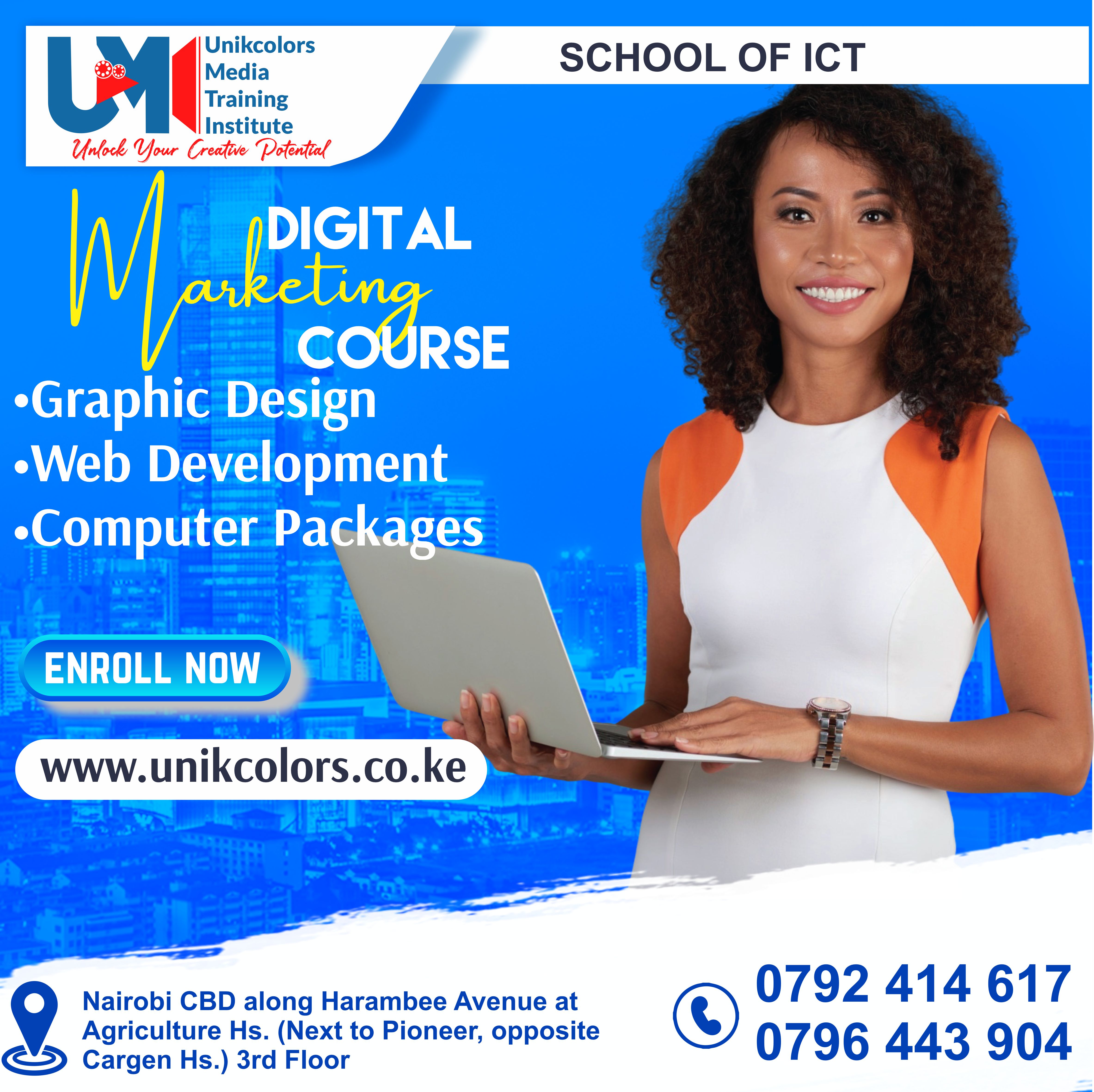 COMPUTER COURSES - DIGITAL MARKETING | GRAPHIC DESIGN | WEB DEVELOPMENT | COMPUTER PACKAGES COURSE